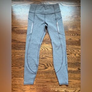 NWT Athleta Rainer Heathered Tight legging size Small